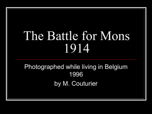 THE BATTLE OF MONS