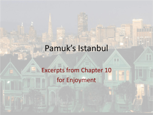 Pamuk`s Istanbul