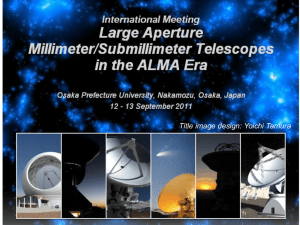 Large Aperture Millimeter/Submillimeter Telescopes in the ALMA Era