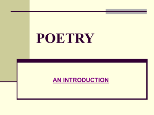 POETRY (intro PPT)