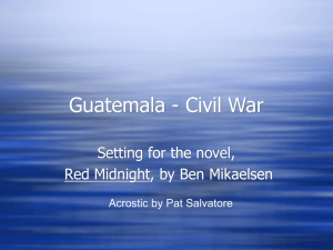 Guatemalan Civil War