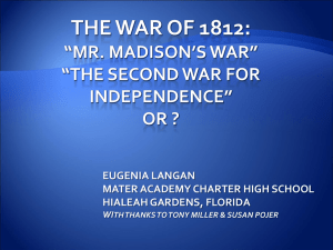 The War of 1812 - Ms. Langan`s Blog