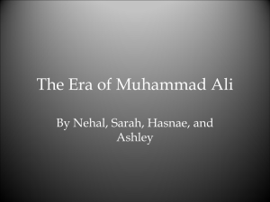 The Era of Muhammad Ali