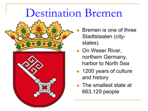 Destination Bremen