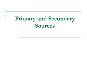 Primary vs. Secondary