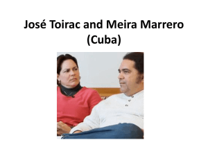 José Toirac, Meira Marrero, & Cuba - USF Institute for Research in Art