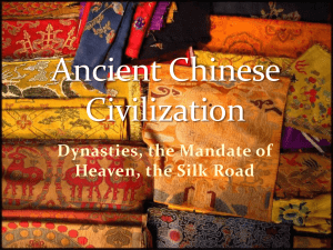 PPT: Ancient Chinese Civilization - Online
