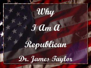 Why I am a Republican - Cleveland County Republican Party