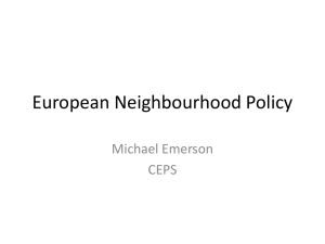 Michael Emerson „European Neighbourhood Policy“