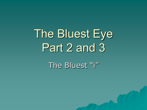 The Bluest Eye-II - Colorado Mesa University