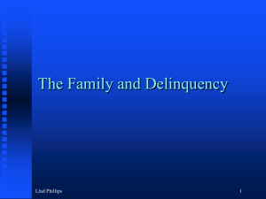 lecture 9 the family and crime