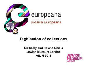Introduction to digitisation of collections