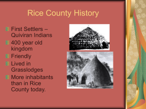 Rice County History