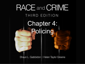 Chapter 4: Policing