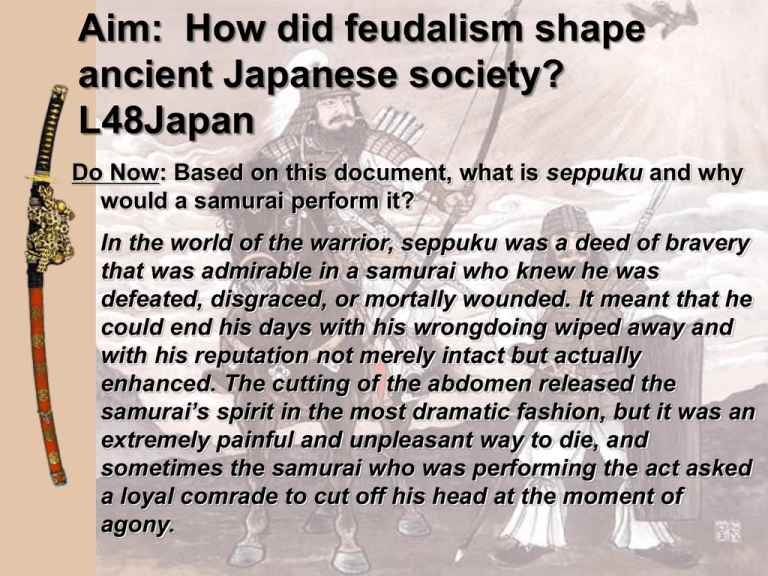 Interesting Facts About Feudal Japan