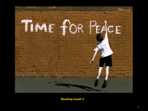 A Time for Peace Powerpoint