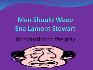 Men Should Weep Ena Lamont Stewart