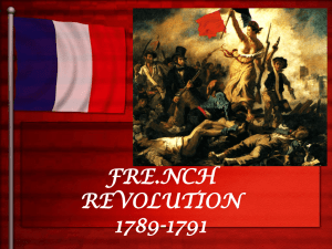 French Revolution PPT Notes - University High World History