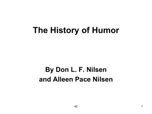 History of Humor