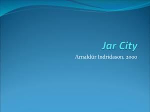 Arnaldur Indridason: Jar City, 2005 (Icelandic)