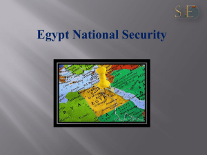 Egypt National Security - The Swiss Global Economics