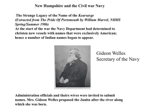 New Hampshire and the Civil war Navy Mrs Gustavus Fox, a