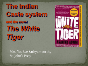 PowerPoint about Caste System by YooRee Sathyamoorthy