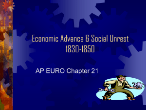 AP21 Economic Advance & Social Unrest21