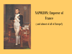 NAPOLEON: Emperor of France