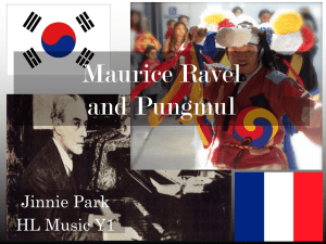 Maurice Ravel and Korean Music