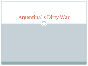 Argentina`s Dirty War
