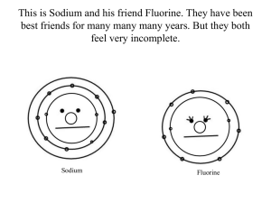 This is Sodium and his friend Fluorine. They have been