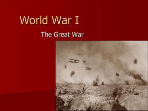 World War I - socialstudiesguy.com