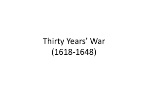 PowerPoint: Thirty Years` War