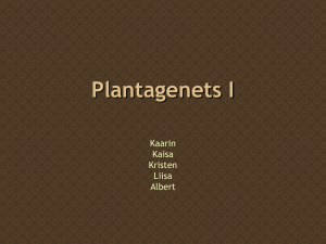 Plantagenets I - britishstudies