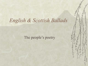 English & Scottish Ballads