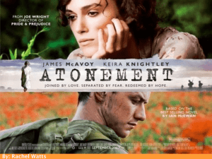 Atonement- Book Report