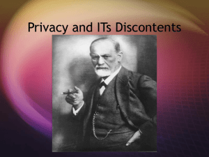 Privacy and Its Discontents