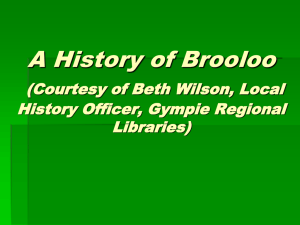 A History of Brooloo