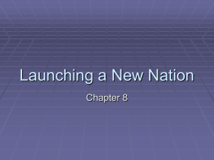 Launching a New Nation - Glassboro Public Schools