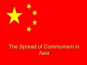 The Spread of Communism in Asia