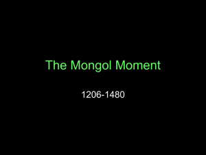 The Mongol Moment - Spokane Public Schools