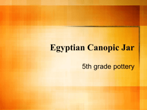 Egyptian Canopic Jar