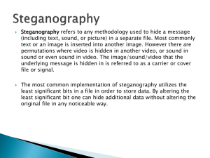 Steganography Presentation