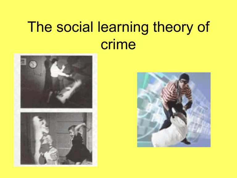 How Does Social Learning Theory Explain Criminal Behaviour