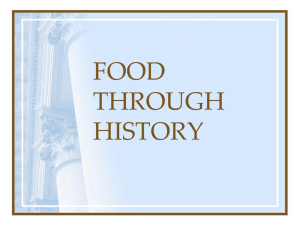 The History of Food - Utah Education Network
