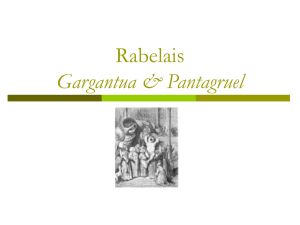 Rabelais – Gargantua & Pantagruel