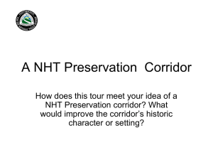 A NHT Preservation Corridor