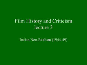 Film History and Criticism lecture 3