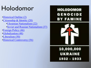Holodomor - 60 slide PPT